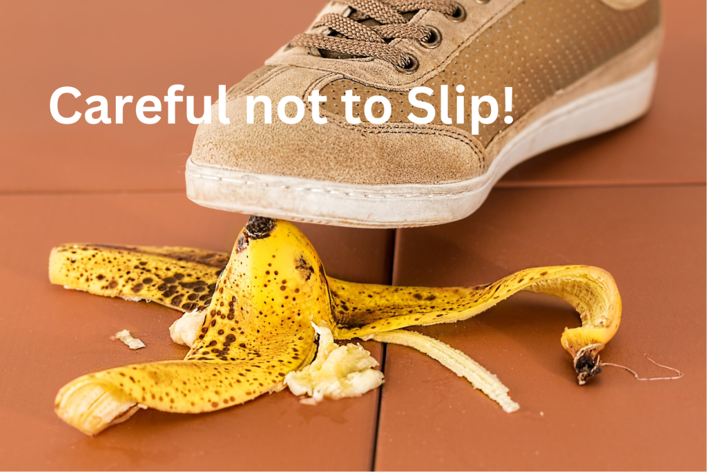dont slip on the banana, risks just like refinancing